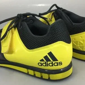 Adidas Mens US 10.5 UK10 Powrlift 3 Gray Lemon Peel Sneakers Gym Shoes Kicks adidas Powerlift 3 Sneakers for Men for Sale | Authenticity  main image 4